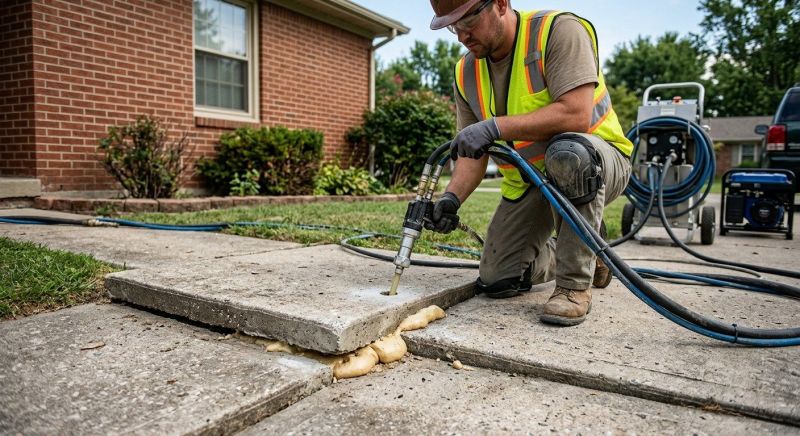 Concrete Poly Jacking in San Antonio, TX