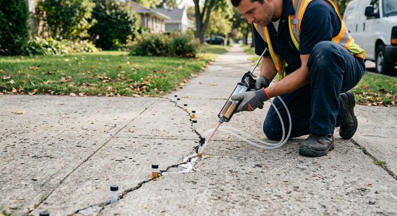 Sidewalk Raising in Des Moines, IA