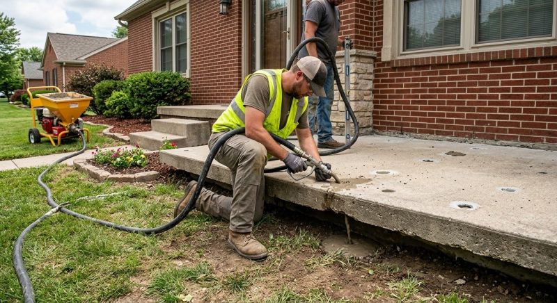Porch Leveling in West Des Moines, IA